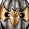 Northlight; Northlight 14" Metallic LED Jack-o'-Lanterns in Bat Mask Halloween Décor; Category:Lighted Decor; Image:4